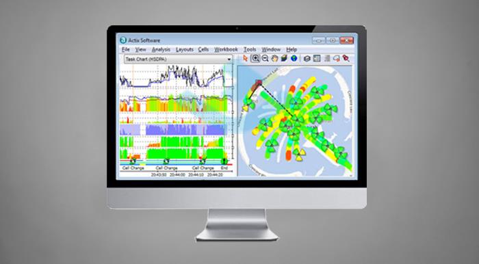 Phần mềm phân tích dữ liệu đo sóng Actix Analyzer